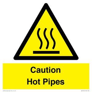 Caution Hot Pipes